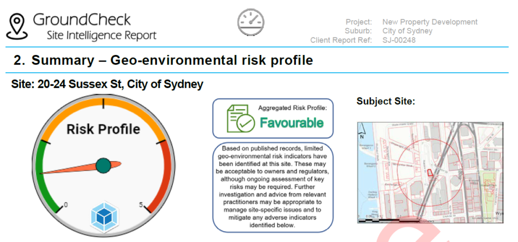 Low cost geotechnical reports